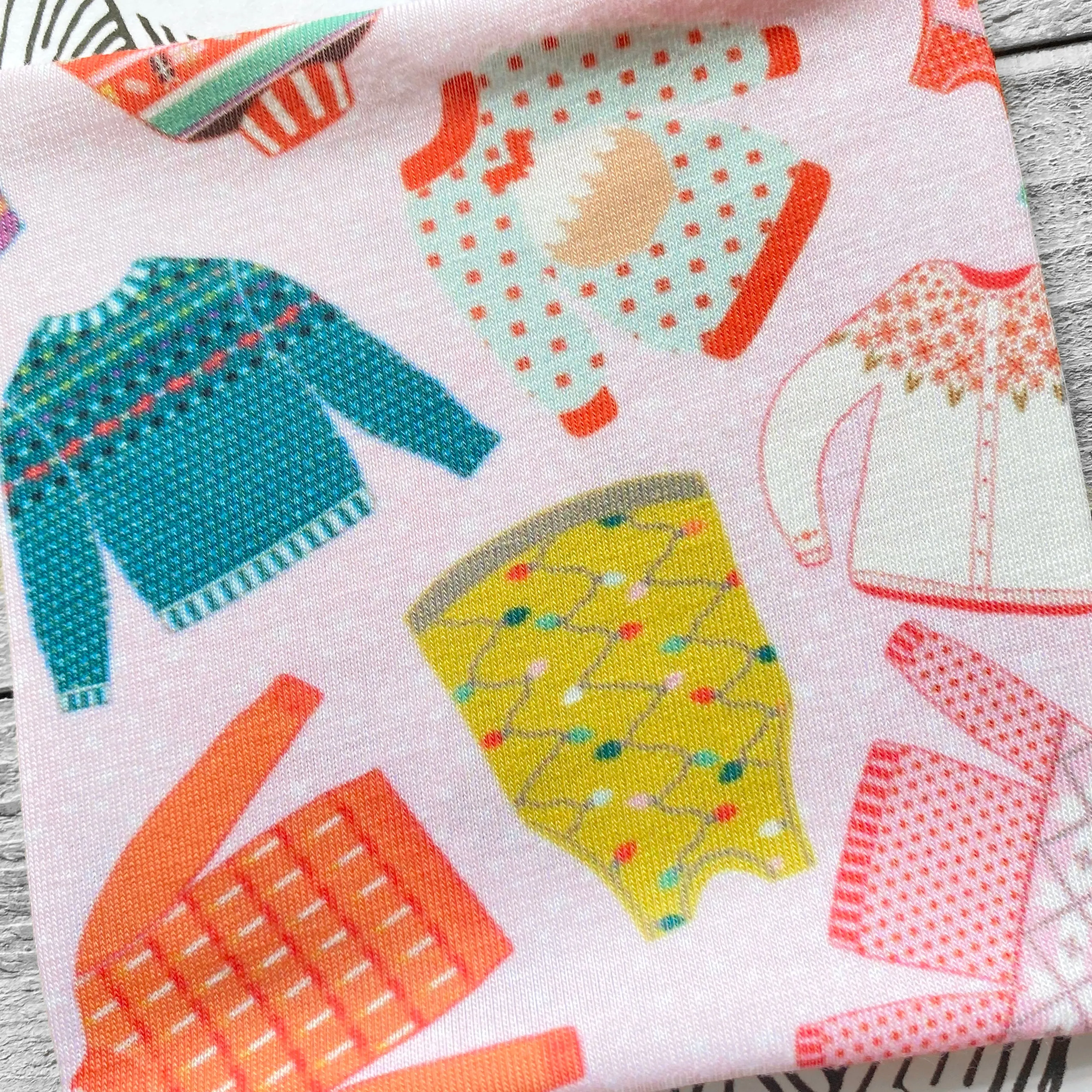 Pink Christmas Sweater Lover Skein Coat