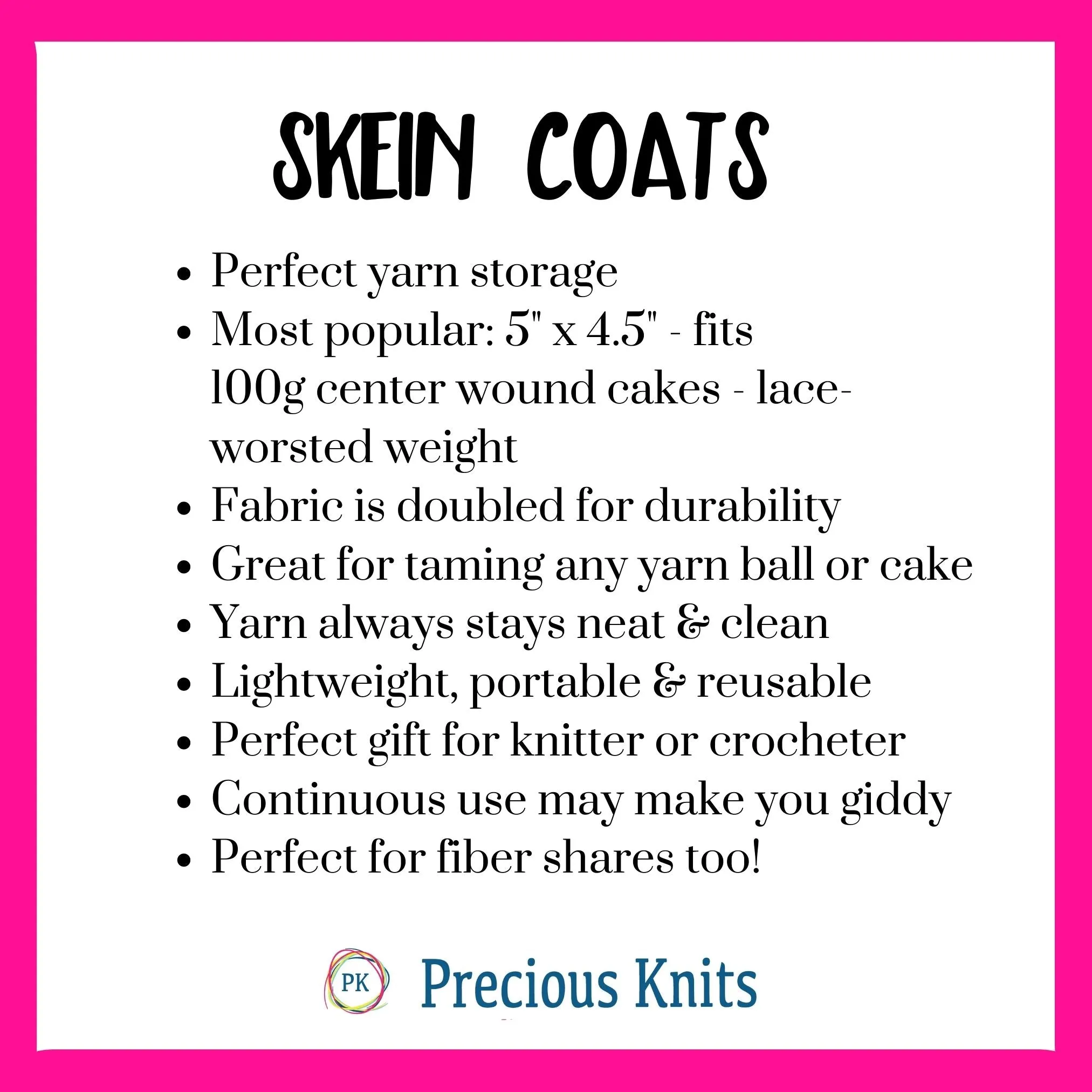 Pink Christmas Sweater Lover Skein Coat