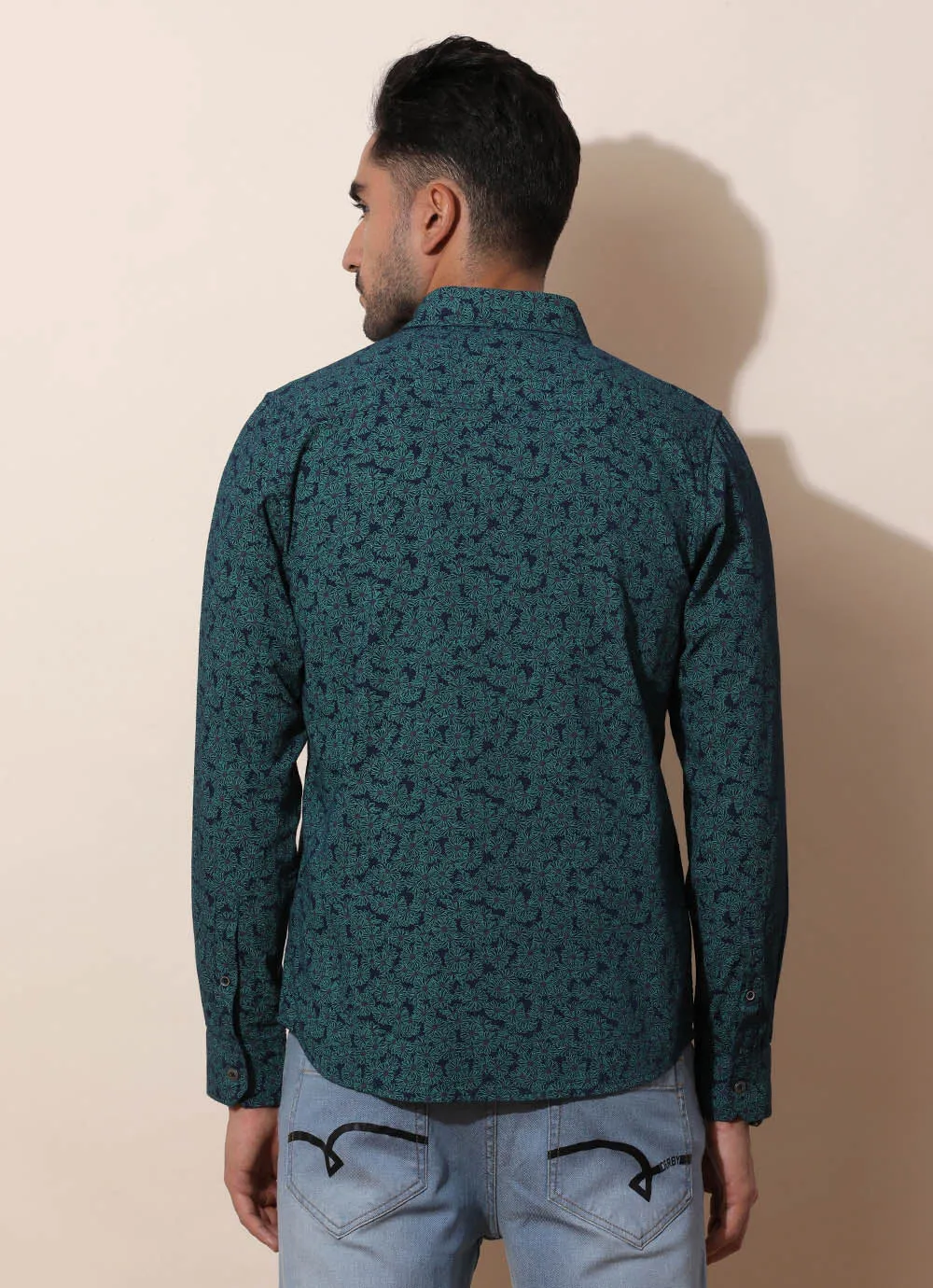 Rique Green Denim