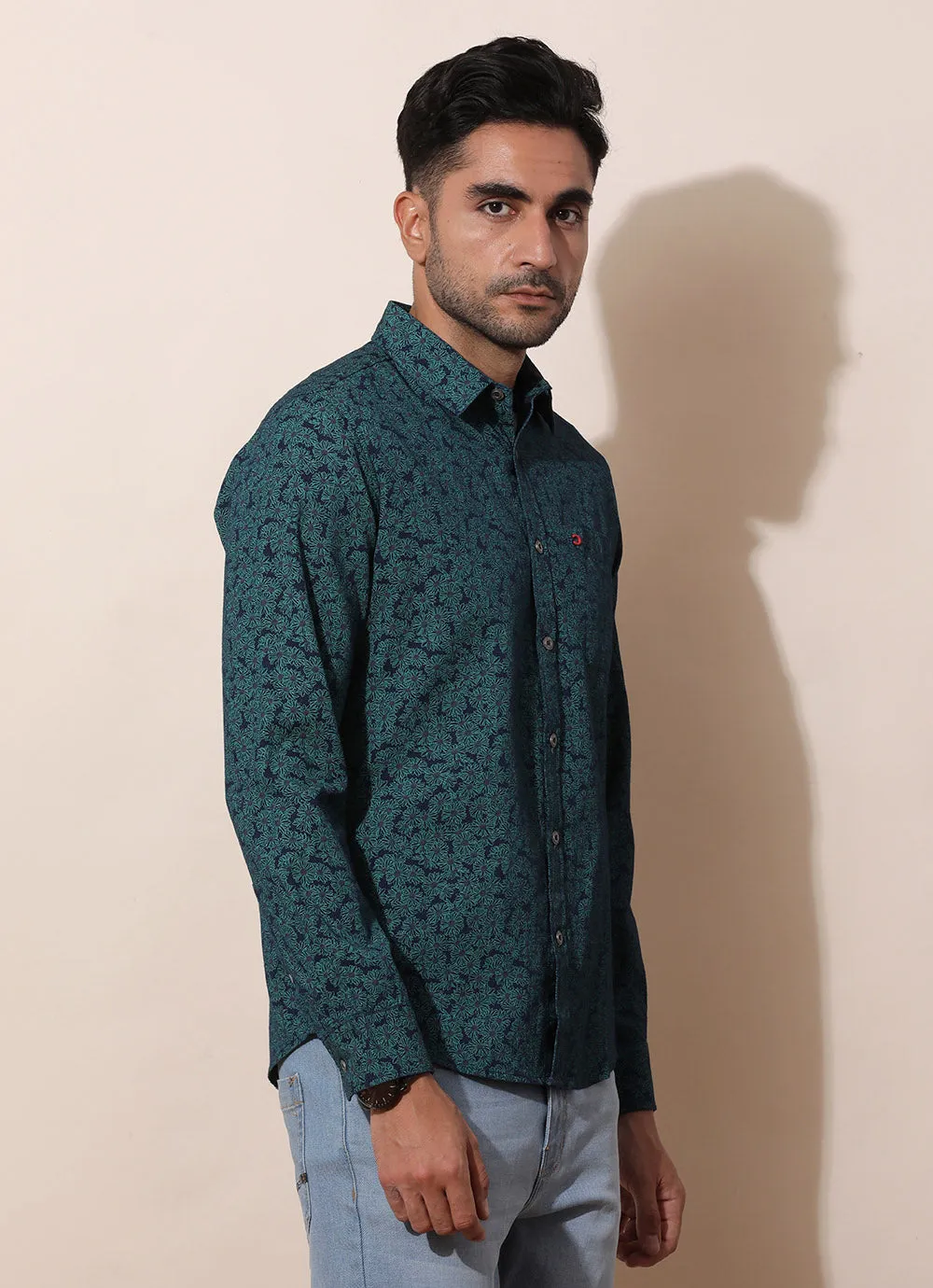 Rique Green Denim
