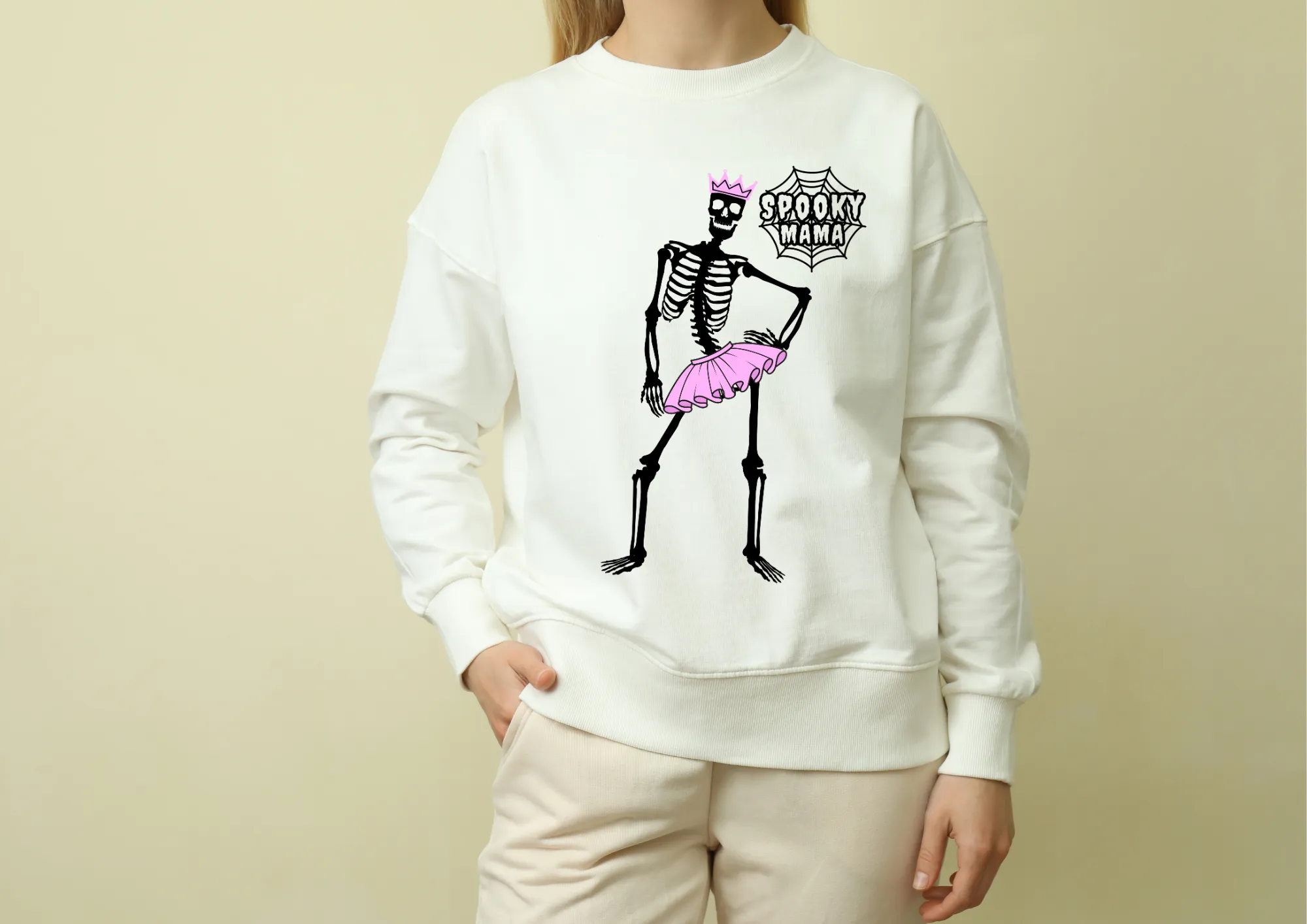 Spooky mama digital print