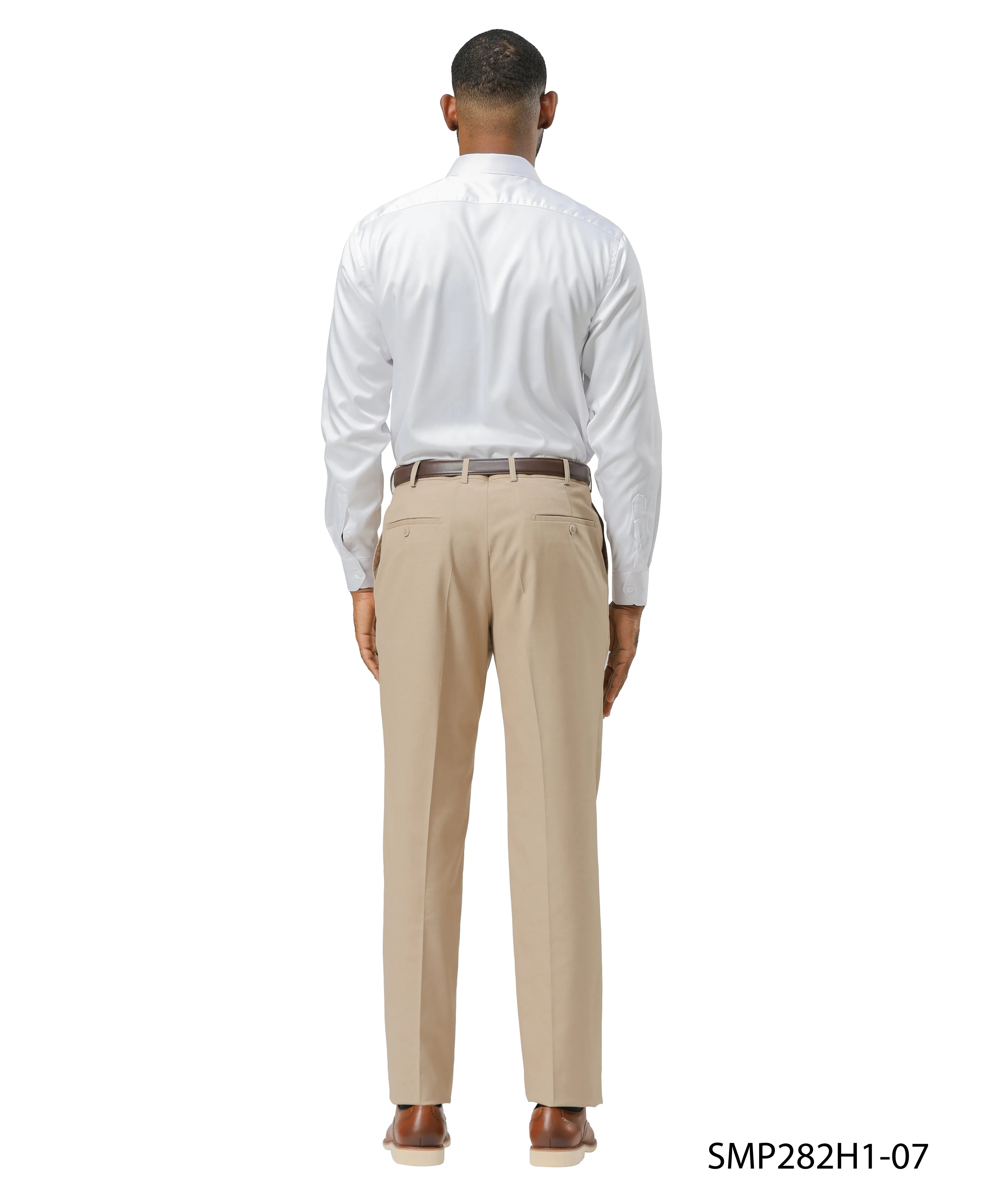 Stacy Adams Solid Dress Pants – Classic Tan Style & Everyday Comfort | D&K Menswear