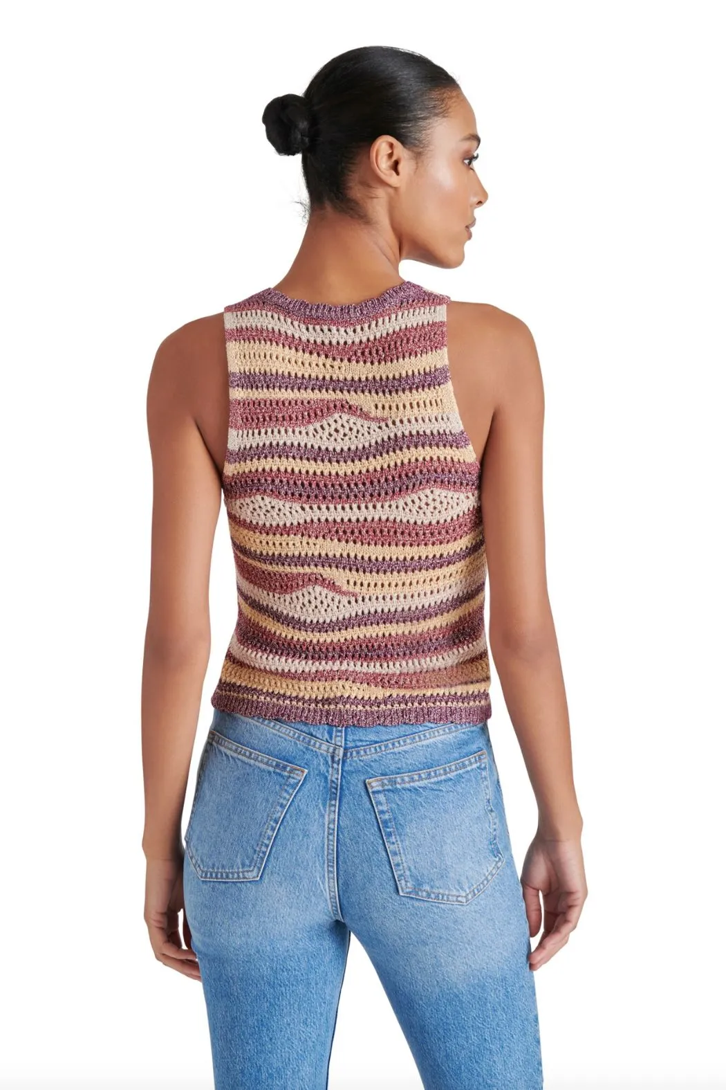 Steve Madden Hannah Sweater Red Plum Multi