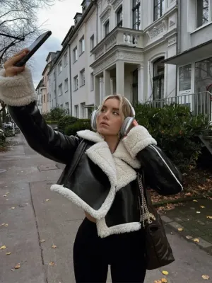 Suninheart Double-Sided Lambswool Jacket
