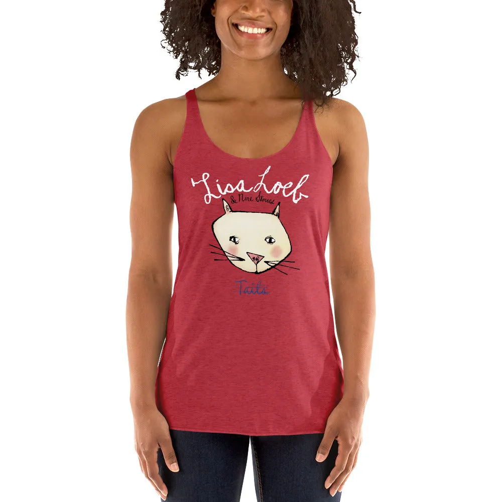Tails Women's Racerback Tank (Dark)