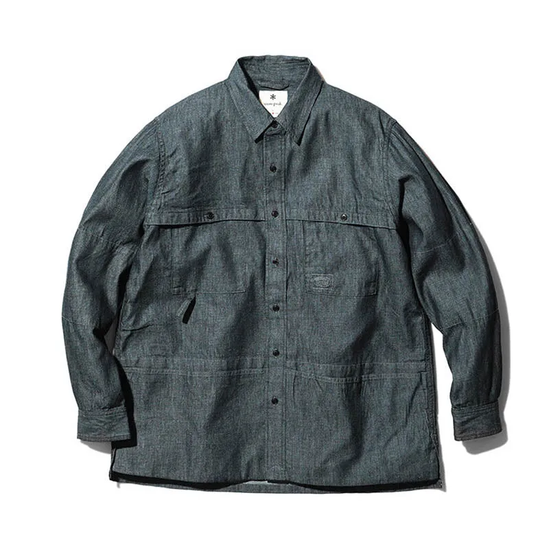 Takibi Light Denim Utility Shirt