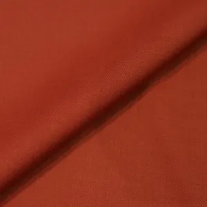 Terracotta Solid Plain Weave Dormeuil Sustainable Wool Millennial Fabric