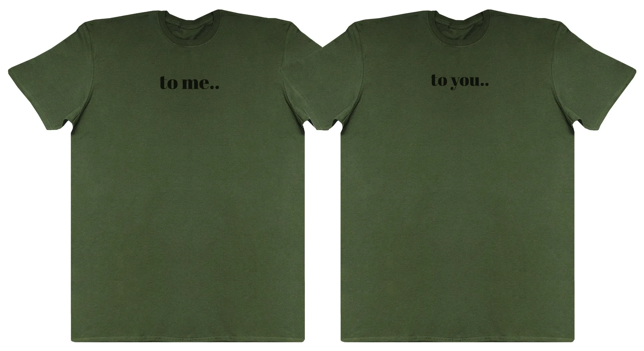 To Me.. To You.. Matching Set - Kids Oversized Comfy & Extra Comfy T-Shirt