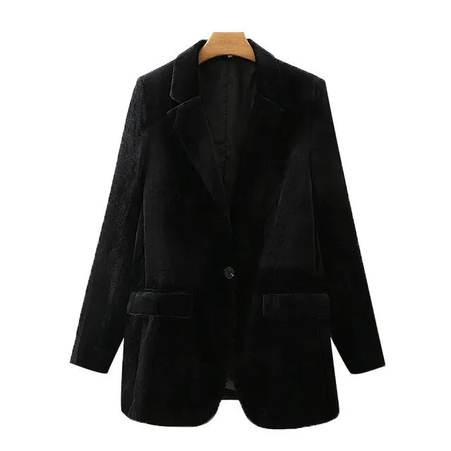 VELVET BLAZER