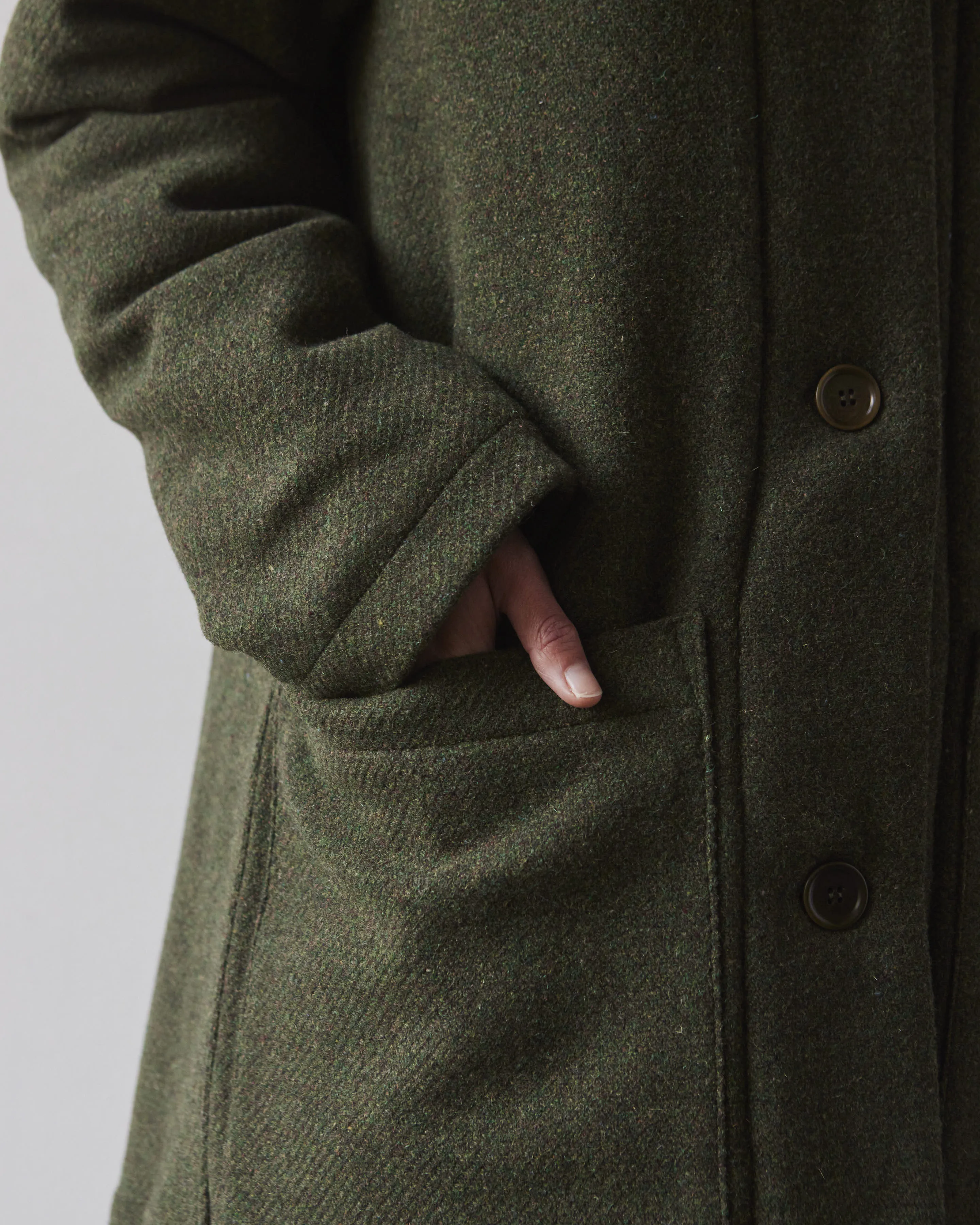 YMC Beat Generation Coat, Green