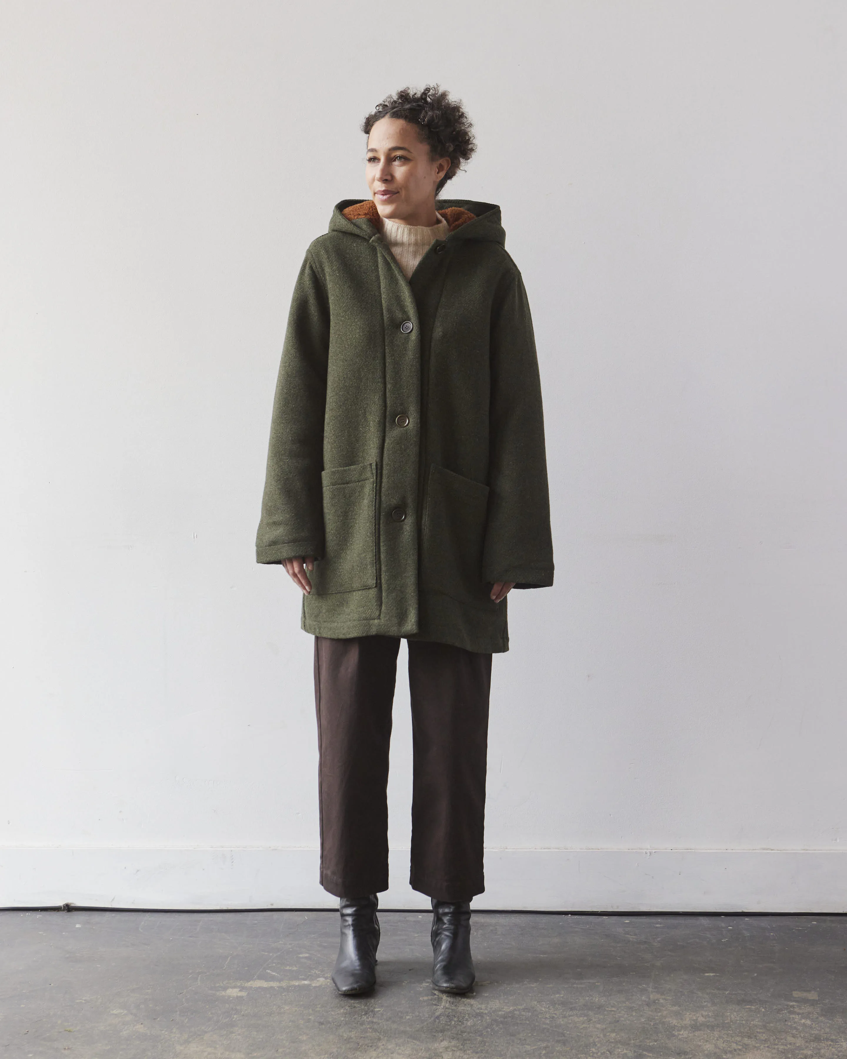 YMC Beat Generation Coat, Green